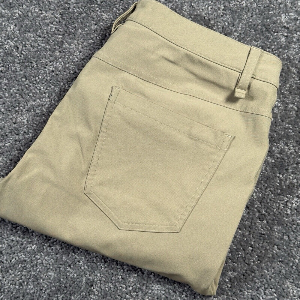 Lululemon Men 32 Sand ABC Classic Warpstreme Fabric 5 Pocket Jeans M5552S *READ*